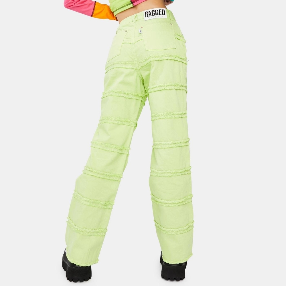 Ragged Priest High Waist Wide Leg Jeans